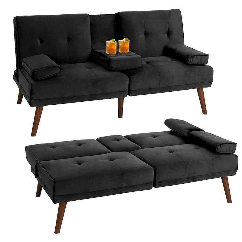 Futzca Futon Couch Sofa Bed, Small Sleeper Sofa Chair Loveseat