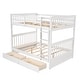 preview thumbnail 27 of 47, Full-Over-Full Bunk Bed with Ladders and Two Storage Drawers