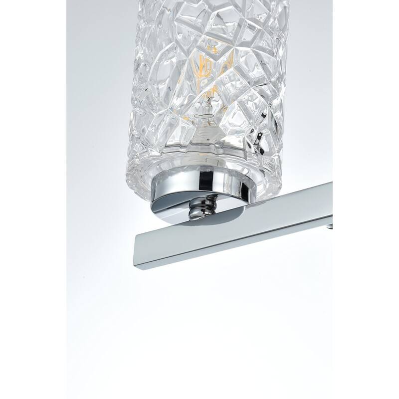 Elegant Lighting LD7026W14 Cassie 2 Light 14" Wide Vanity Light