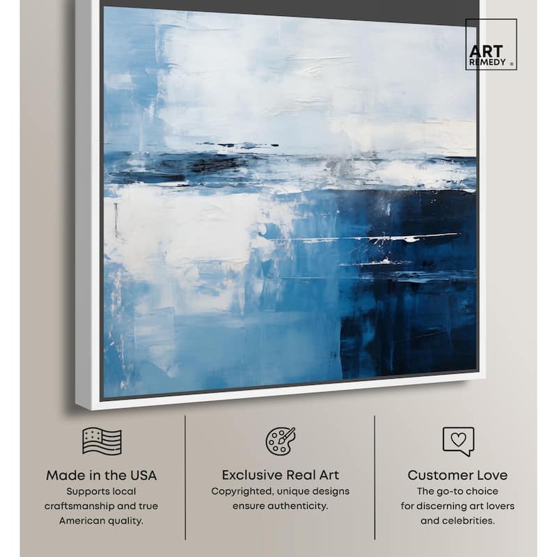 Cool Tones Canvas by Art Remedy