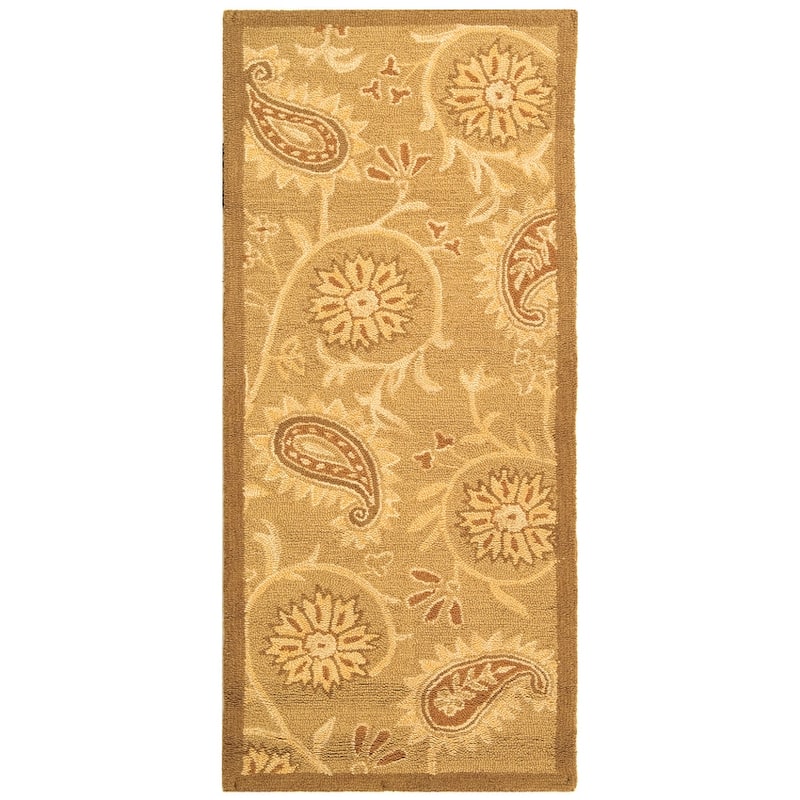 SAFAVIEH Handmade Berkeley Paisley Dosha Botanical Wool Rug