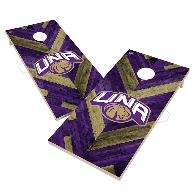 North Alabama University Lions Cornhole Board Set