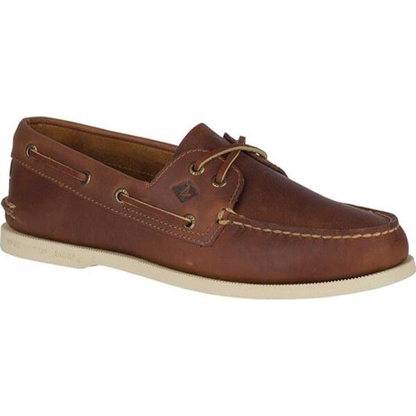 tan mens sperry boat shoe