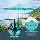 preview thumbnail 82 of 142, Holme 9-foot Steel Market Patio Umbrella with Tilt-and-Crank