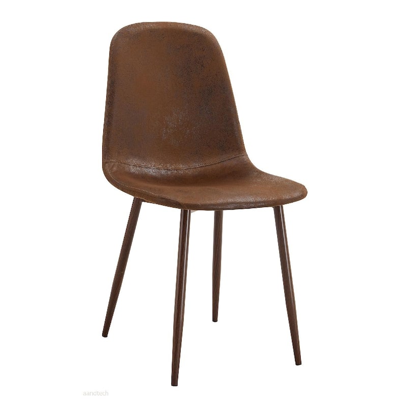 4PCS Metal Fabric Dining Chair