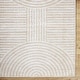 preview thumbnail 30 of 33, Livabliss Scandinavian Fossay Shag Stripe Washable Area Rug