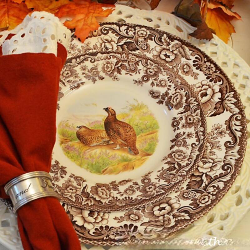 Spode Woodland Soup Plate
