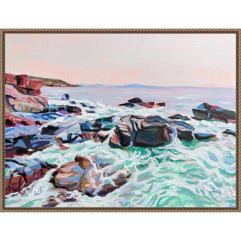 Thunder Hole by Pauline Wegman Framed Canvas Wall Art Print