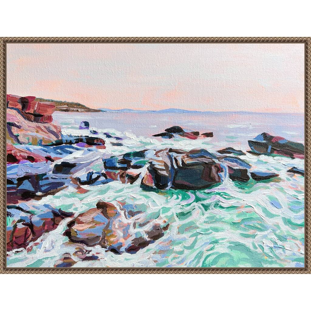 Thunder Hole by Pauline Wegman Framed Canvas Wall Art Print