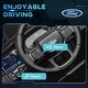 preview thumbnail 3 of 8, Licensed Ford Ranger 12V Kids Electric Ride On Truck with Remote Control, LED Headlights, Music Horn, and Storage Compartment