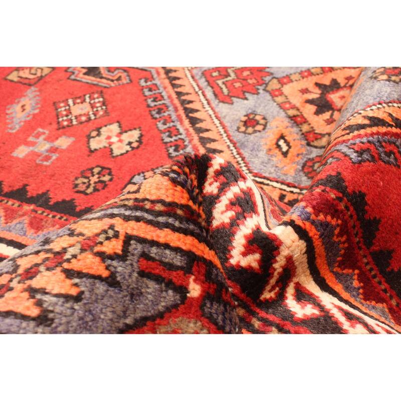 ECARPETGALLERY Hand-knotted Andelz Red Wool Rug - 4'7 x 7'2