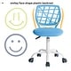 preview thumbnail 27 of 54, HomyLin Armless Home Office Task Chair Kids Desk Chair Mid-Back