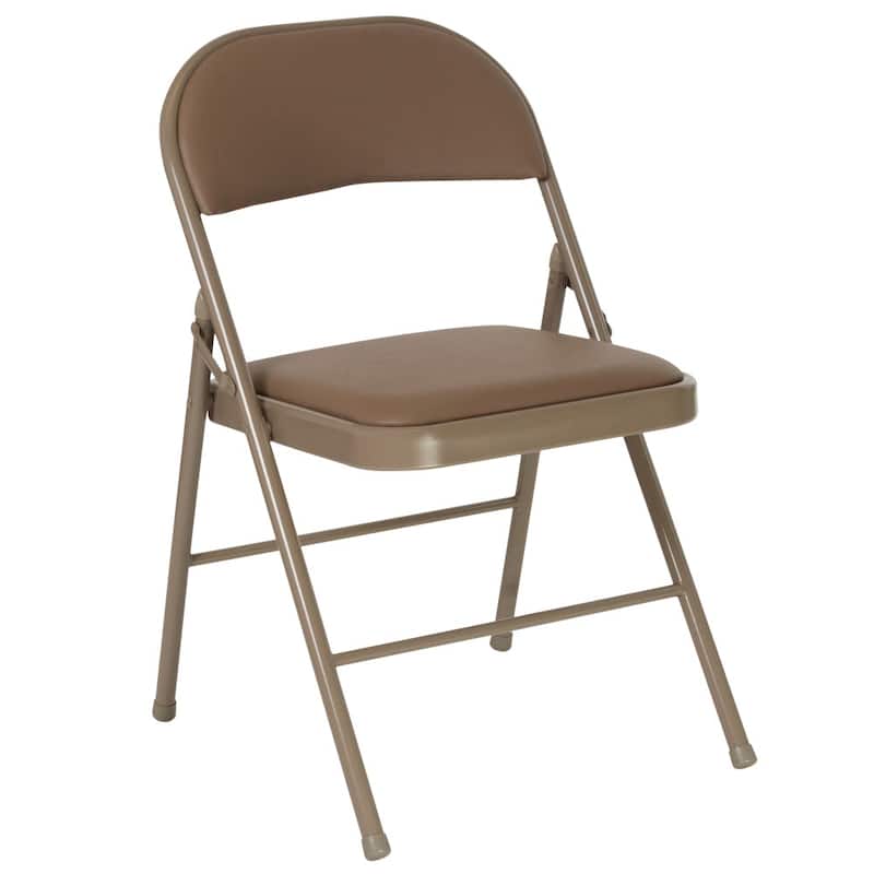 4 Pack Double Braced Vinyl Folding Chair