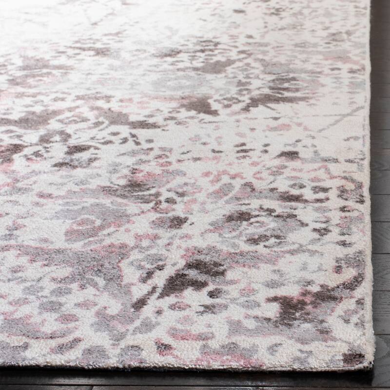 SAFAVIEH Hand-knotted Expression Erza Vintage Boho Abstract Wool Rug