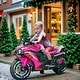 preview thumbnail 3 of 9, 12V Electric Motorcycle, 2-Speed Ride On Toy with LED Lights and Music