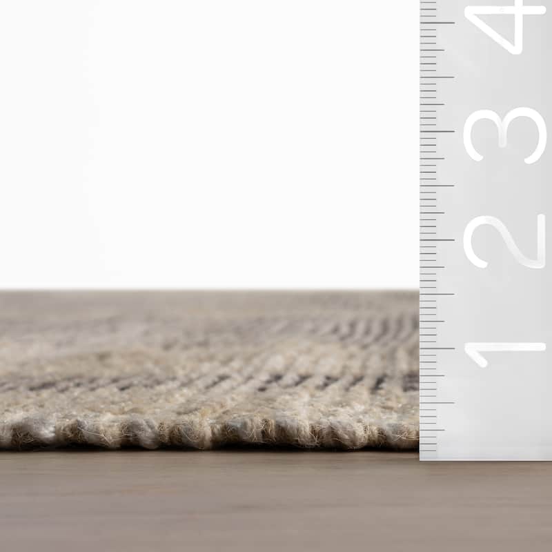 Carmeon Hamilton Shomar Bohemian Abstract Striped Rug