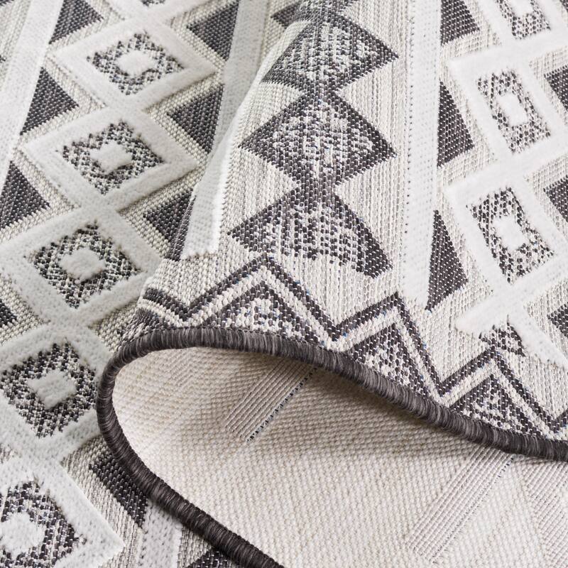 SAFAVIEH Cabana Sadeta Boho Waterproof Patio Backyard Rug