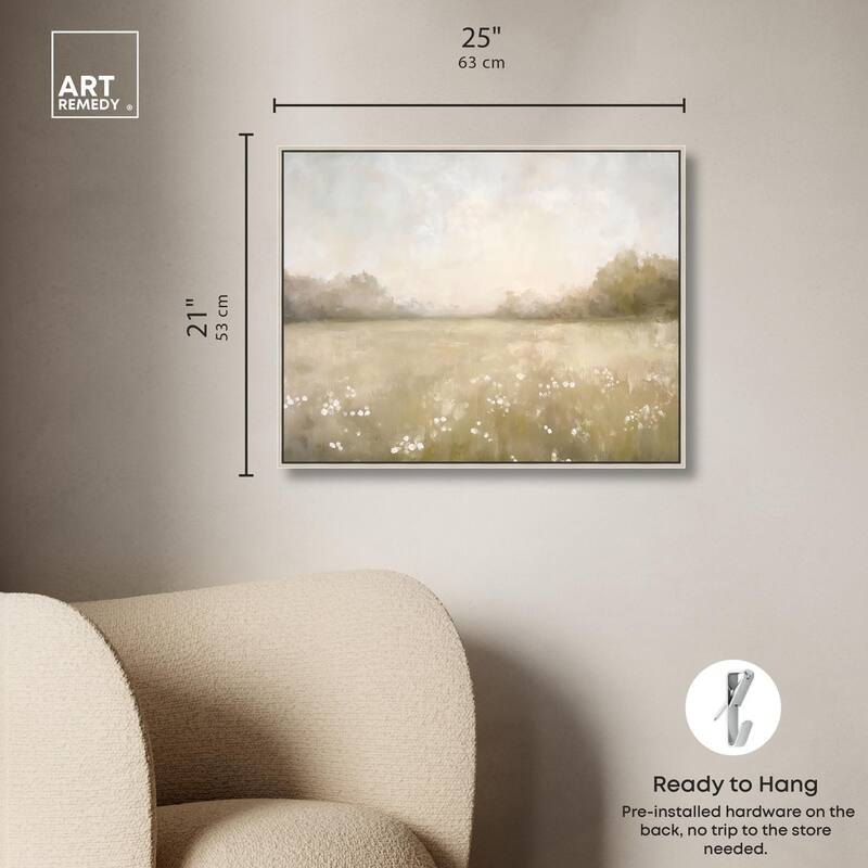 Peaceful Expanse Canvas by Art Remedy