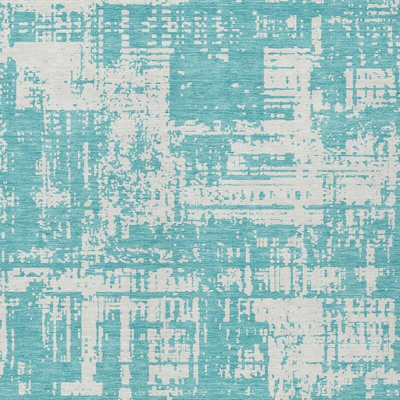 HomeRoots Abstract Transitional Rectangle Outdoor Rug