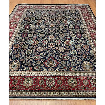 HERAT ORIENTAL Hand-knotted Indo 8' x 10' Isfahan Wool Rug - 8' x 10'