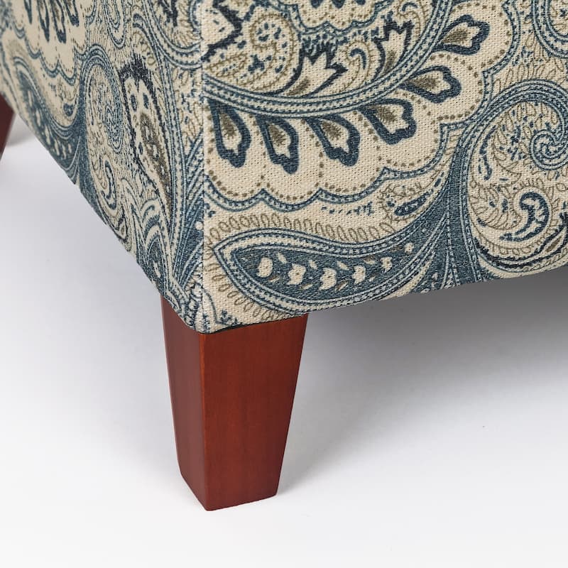 Adeco Simple British Style Passionate Cube Ottoman Footstool