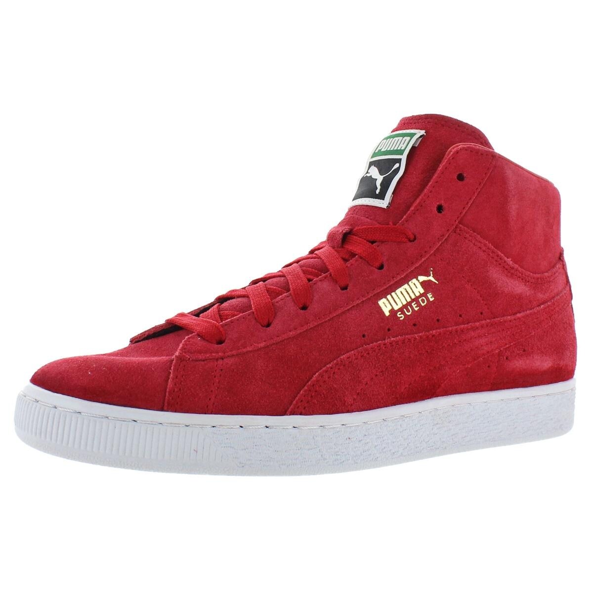 Shop Puma Mens Suede Classic Casual Shoes Mid Top Lace Up 8 5