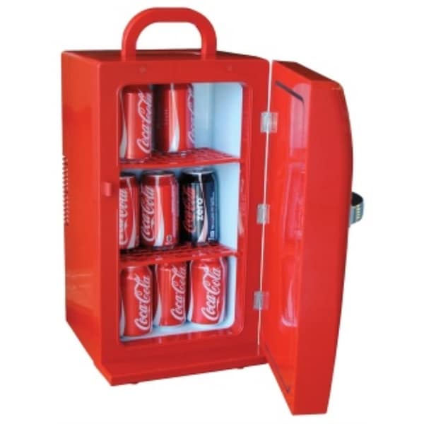 Coca Cola Can Cooler Personal Fridge Beverage Soda Refrigerator 12 Cans 110v