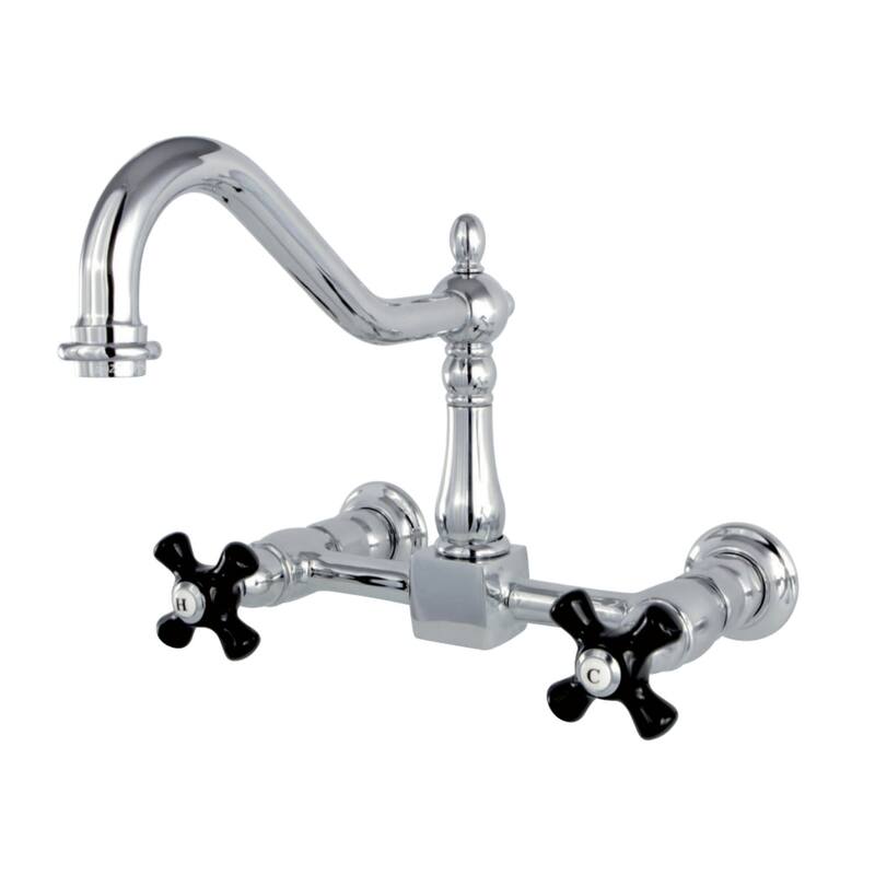 Kingston Brass Duchess 1.8 GPM Wall Mounted Bridge Kitchen Faucet