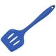 preview thumbnail 7 of 18, Chef Craft 12" Premium Heat Resistant Silicone Slotted Turner Spatula Blue