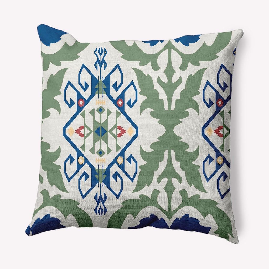 Bombay Medallion Indoor/Outdoor Throw Pillow