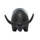 preview thumbnail 3 of 5, Black Ceramic Bull Sculpture - 8 x 11 x 7