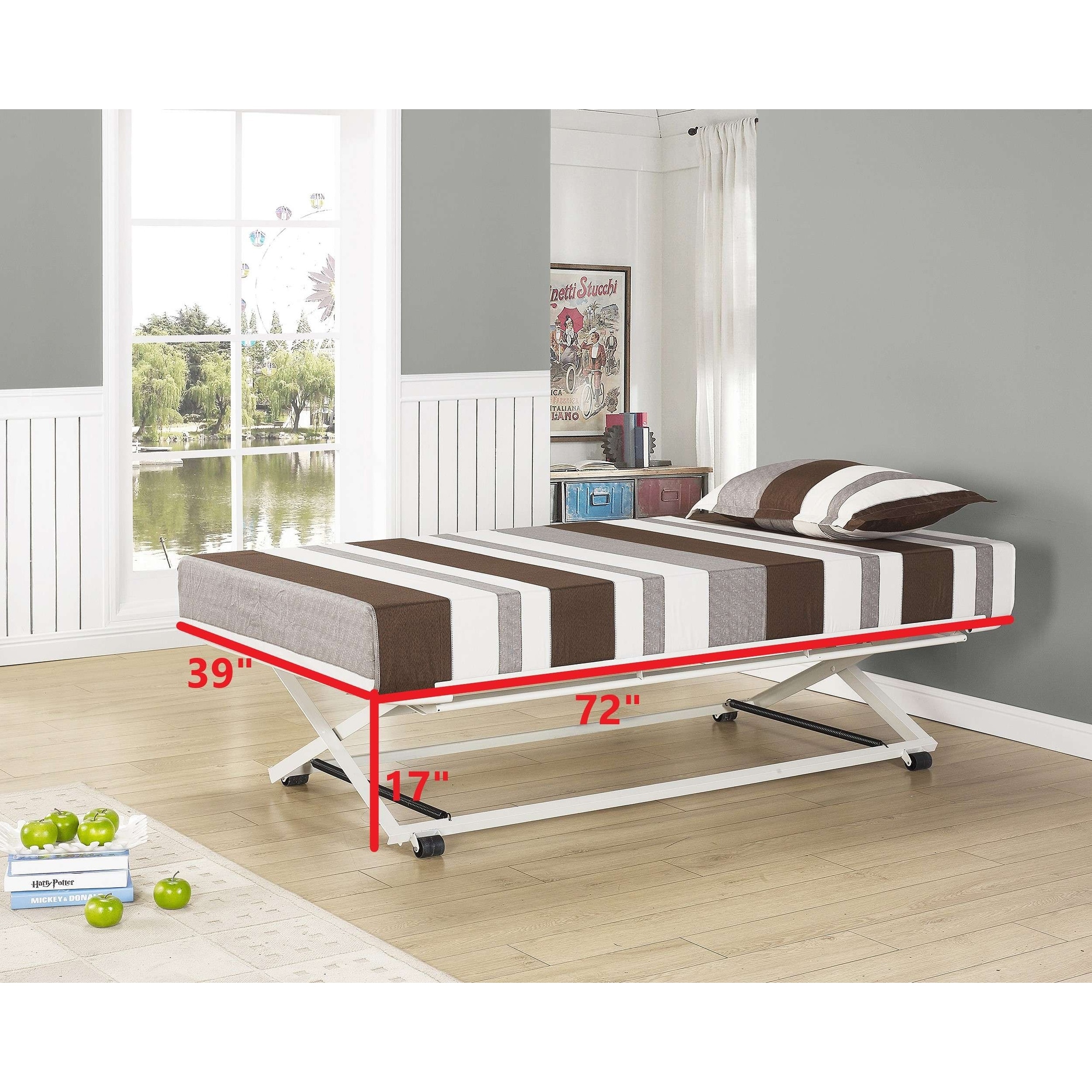 Hi riser bed with discount pop up trundle