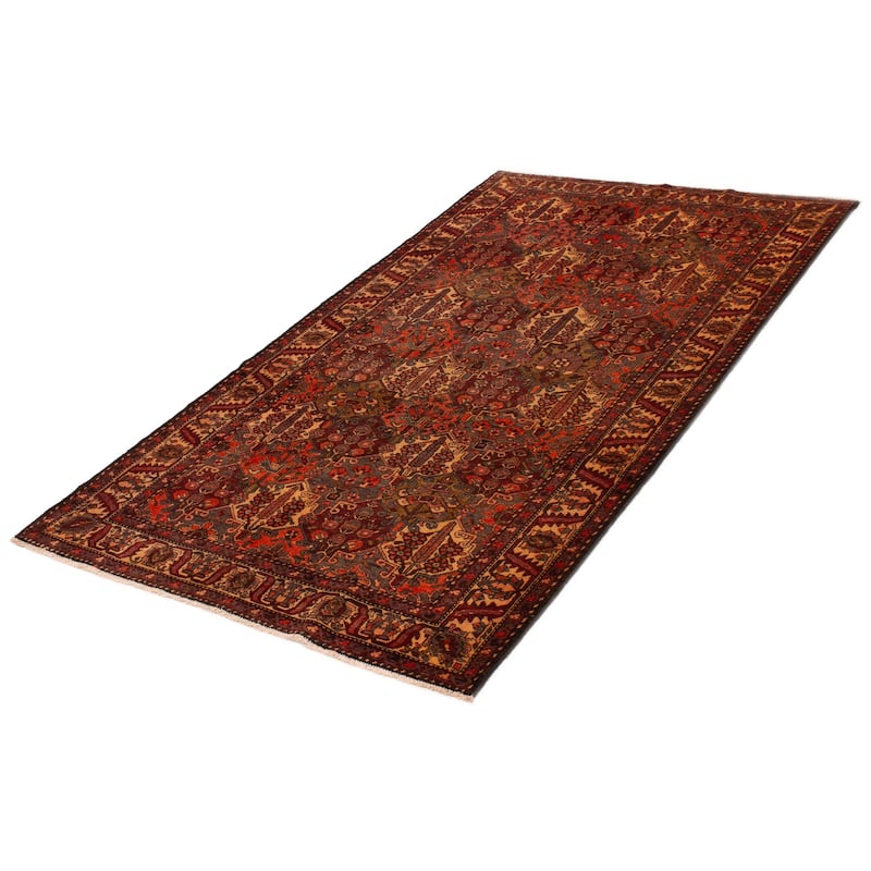 ECARPETGALLERY Hand-knotted Kayseri Vintage Red Wool Rug - 5'5 x 9'10