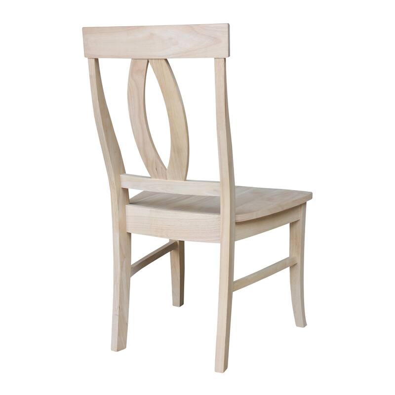 International Concepts Solid Wood Verona Dining Chairs, Set of 2