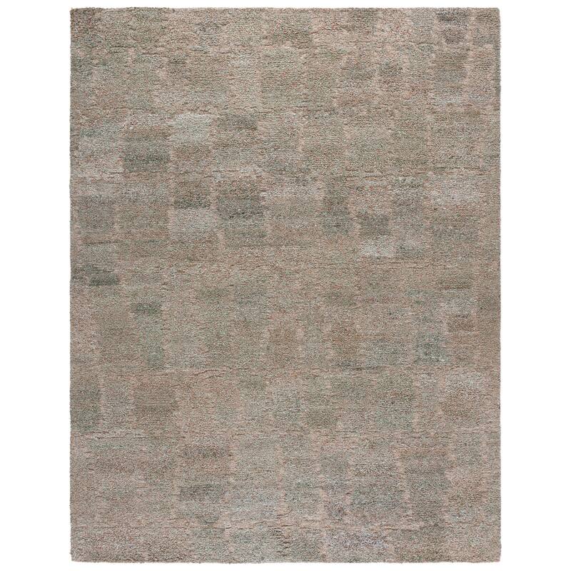 SAFAVIEH Handmade Harvest Friedi Rug - 9' x 12' - Green/Beige