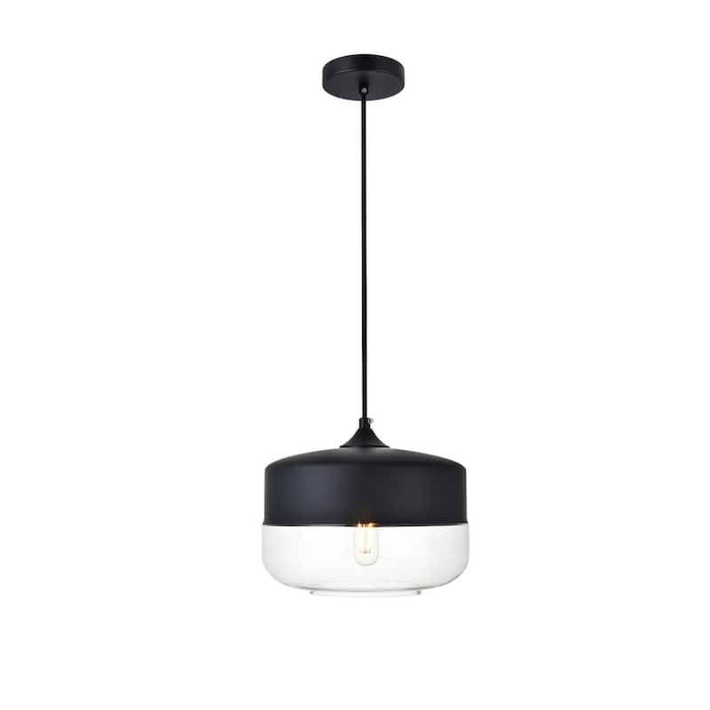 1-Light Pendant with 10 inch Clear Glass