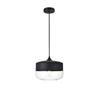 1-Light Pendant with 10 inch Clear Glass