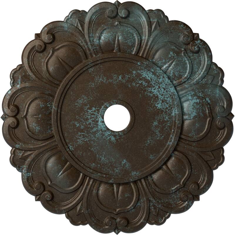 32 1/4"OD x 3 5/8"ID x 1 1/8"P Angel Ceiling Medallion