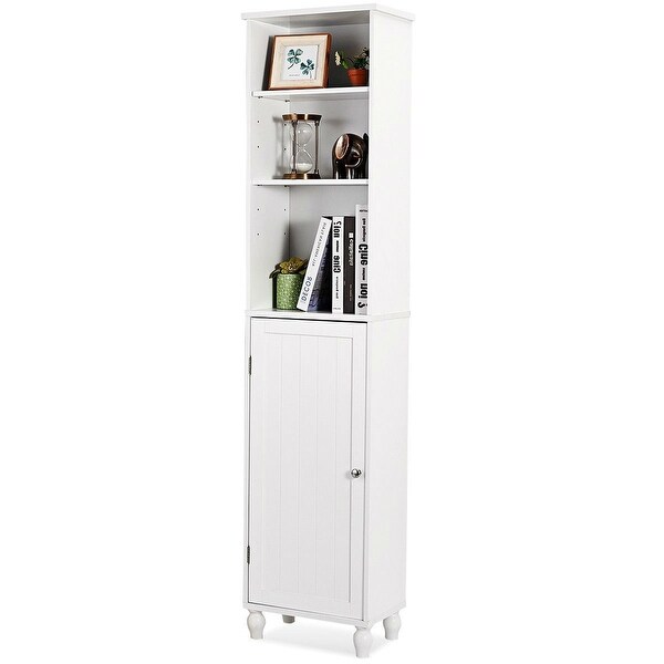 metal bathroom storage tower