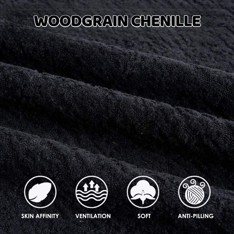 Modular Curved Sectional Sofa, Full Compression 4-Seater Foam Couch, Chenille Boneless Cloud Sofa for Living Room, Bedroom