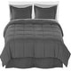 preview thumbnail 41 of 53, Bare Home Microfiber Comforter, Sheet Set, and Bed Skirt Grey/Light Grey/Grey - Full