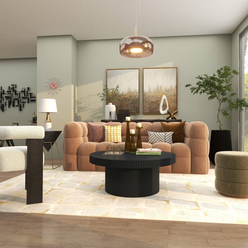 CosmoLiving by Cosmopolitan Canvas Glitter Flakes Geode Living Room Framed Wall Art with Gold Frame