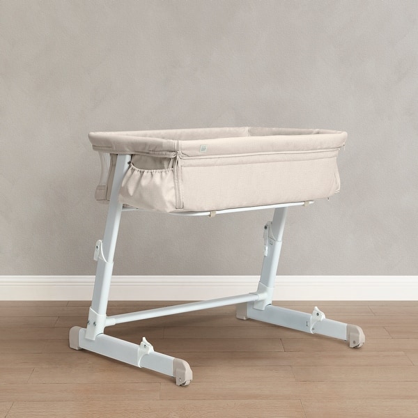 slide 2 of 5, Deluxe Whisper Bedside Bassinet