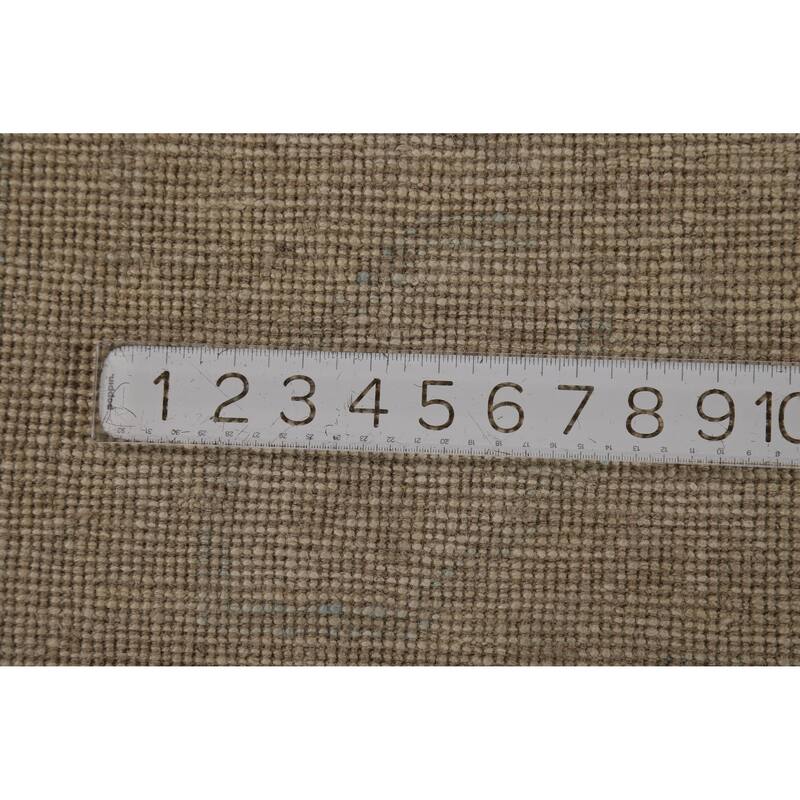 Vegetable Dye Oushak Turkish Rug Handmade Living Room Wool Carpet - 8'0"x 10'1"