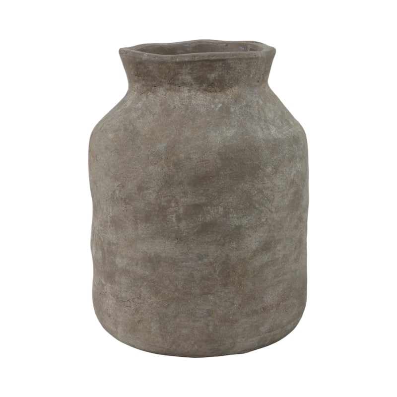 Pottery Decorative Vase Modern Stylish Handcrafted Accent Clay Rustic