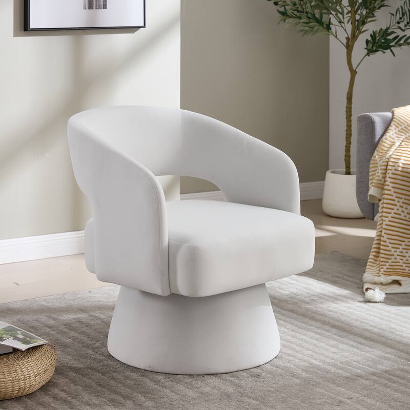 Swivel Barrel Chair Accent Armchair