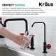 preview thumbnail 81 of 165, Kraus Urbix Industrial Solid Brass Kitchen Faucet