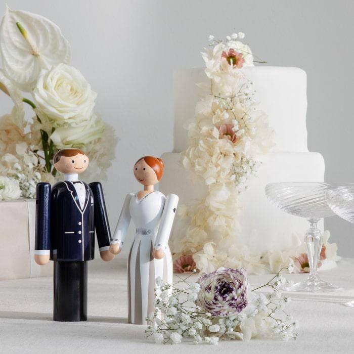 Kay Bojesen Bride, White - H: 6.7"