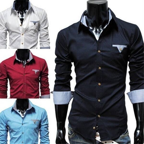 Shop Summer Men Cotton Casual Fashion Elegant Solid Slim Strong
