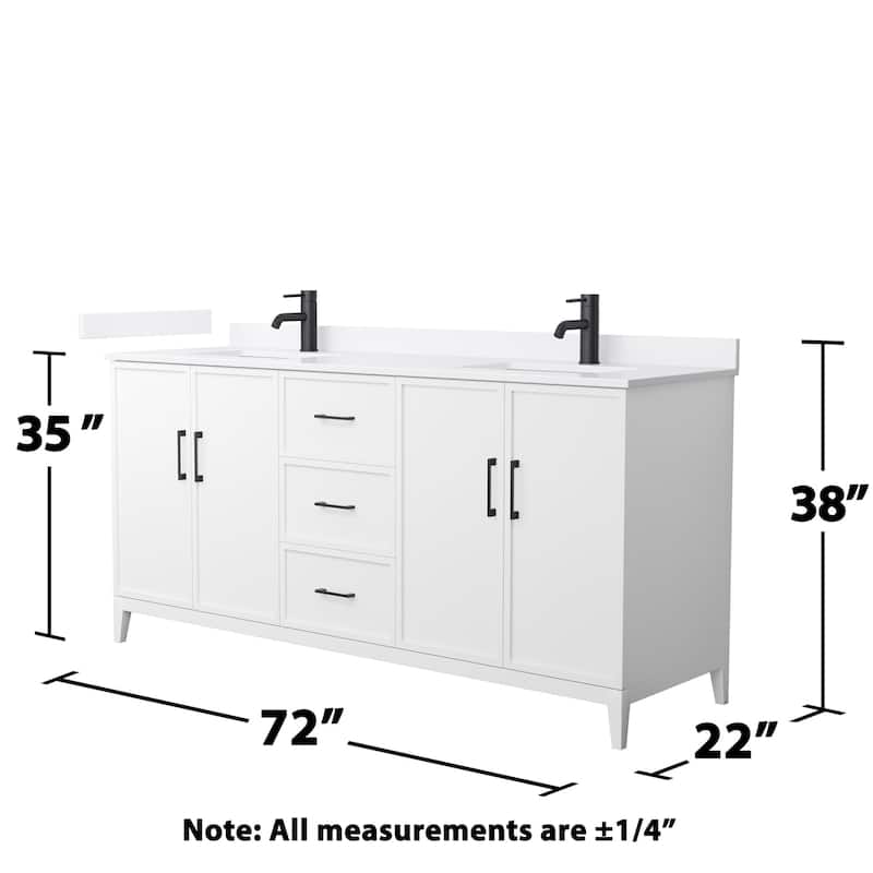 Wyndham Collection WCH717172D-VCA-UNSMXX Elan 72" Free Standing Double